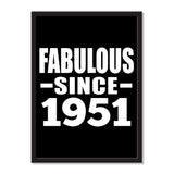 Fabulous Since 1951 - Portrait Frame Photo Tile