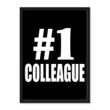 Number One #1 Colleague - Portrait Frame Photo Tile