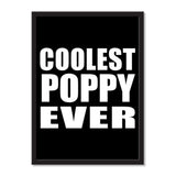 Coolest Poppy Ever - Portrait Frame Photo Tile