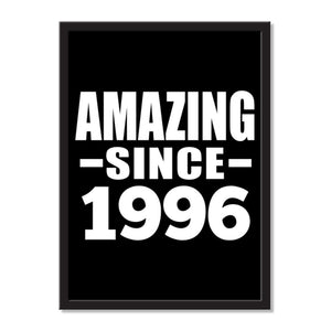 Amazing Since 1996 - Portrait Frame Photo Tile