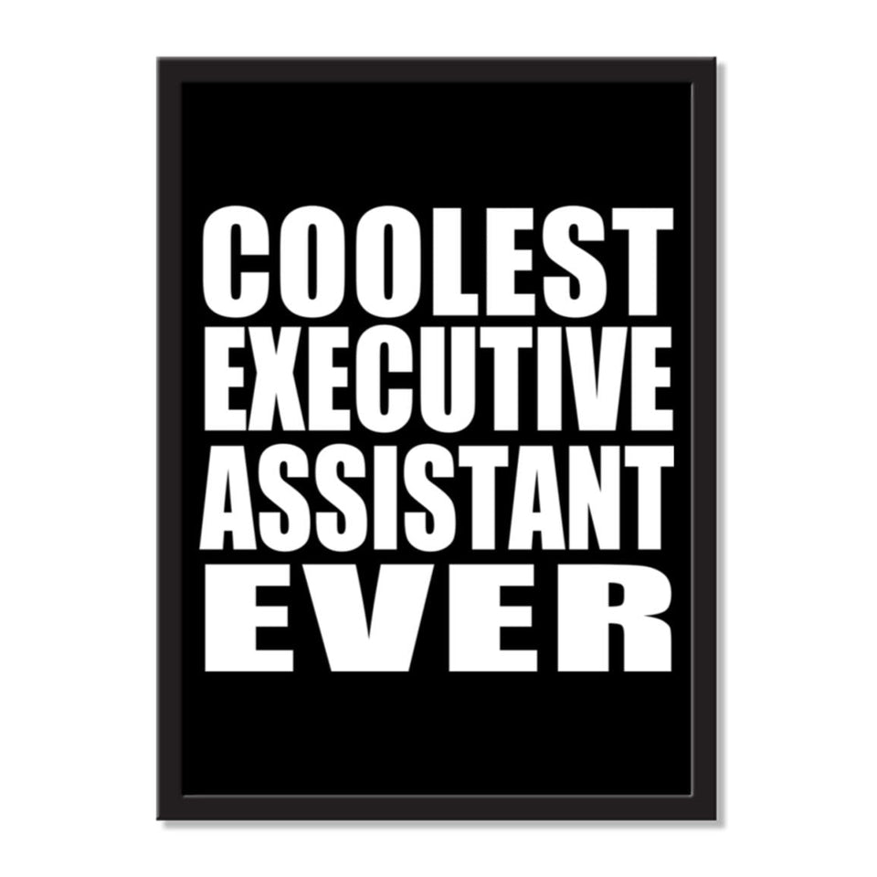 Coolest Executive Assistant Ever - Portrait Frame Photo Tile