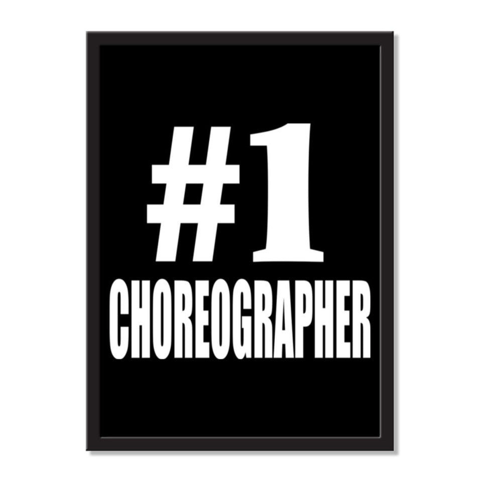 Number One #1 Choreographer - Portrait Frame Photo Tile