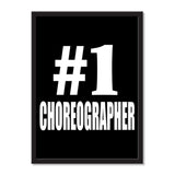 Number One #1 Choreographer - Portrait Frame Photo Tile