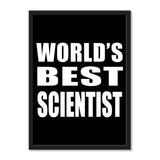 World's Best Scientist - Portrait Frame Photo Tile