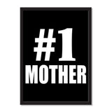Number One #1 Mother - Portrait Frame Photo Tile