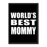 World's Best Mommy - Portrait Frame Photo Tile