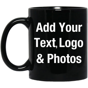 Personalized Custom Gift, Add Photo Logo Text Picture - Coffee Mug