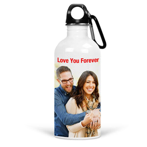 Personalized Custom Gift, Add Photo Logo Text Picture - Water Bottle