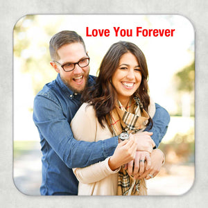 Personalized Custom Gift, Add Photo Logo Text Picture - Drink Coaster