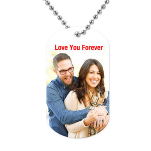 Personalized Custom Gift, Add Photo Logo Text Picture - Military Dog Tag