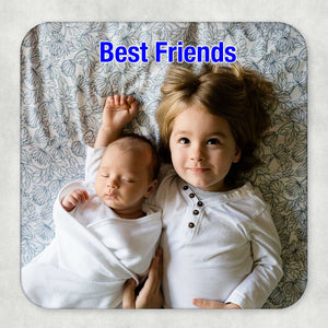 Personalized Custom Gift, Add Photo Logo Text Picture - Drink Coaster