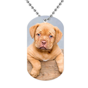 Personalized Custom Gift, Add Photo Logo Text Picture - Military Dog Tag