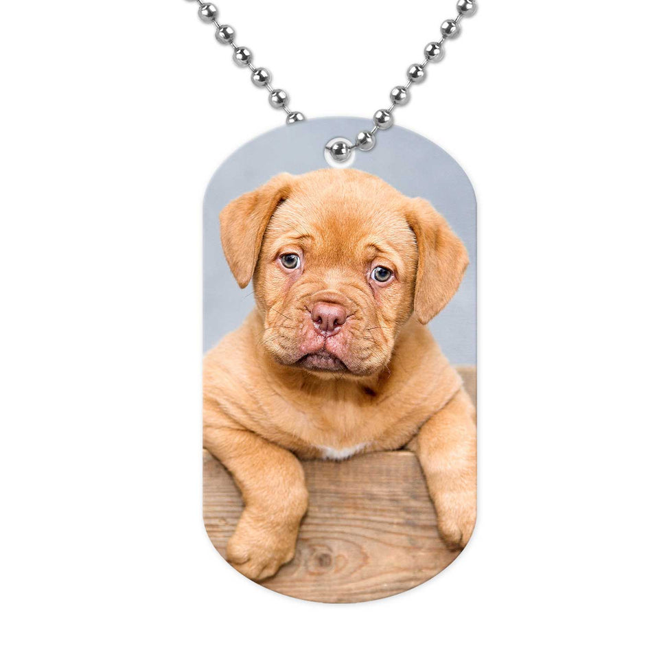 Personalized Custom Gift, Add Photo Logo Text Picture - Military Dog Tag
