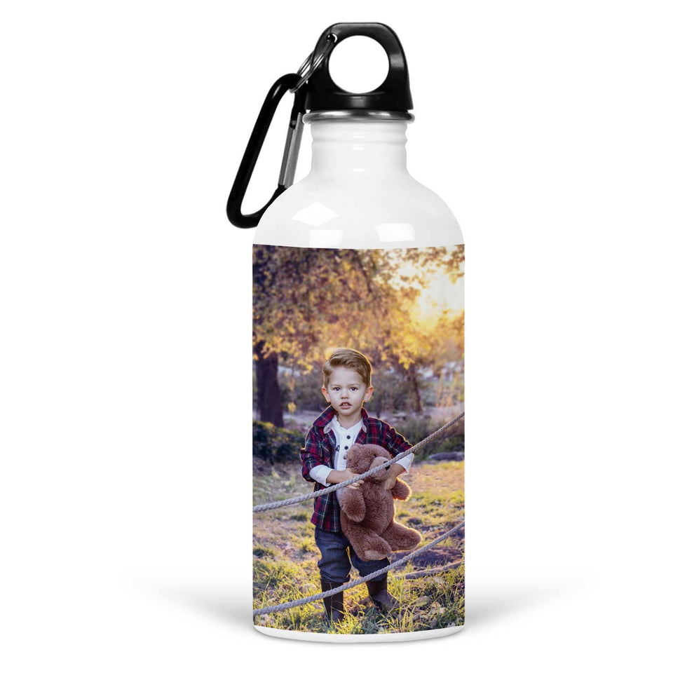 Personalized Custom Gift, Add Photo Logo Text Picture - Water Bottle