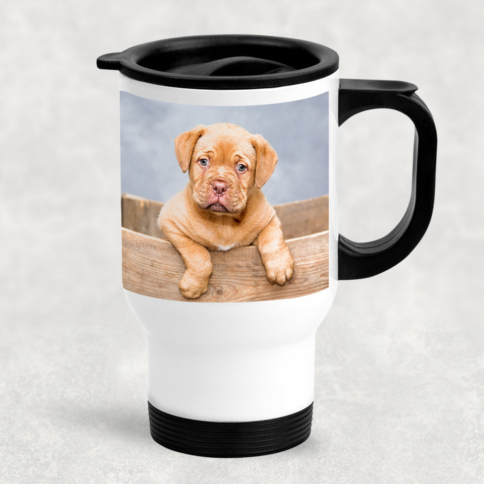 Personalized Custom Gift, Add Photo Logo Text Picture - Travel Mug