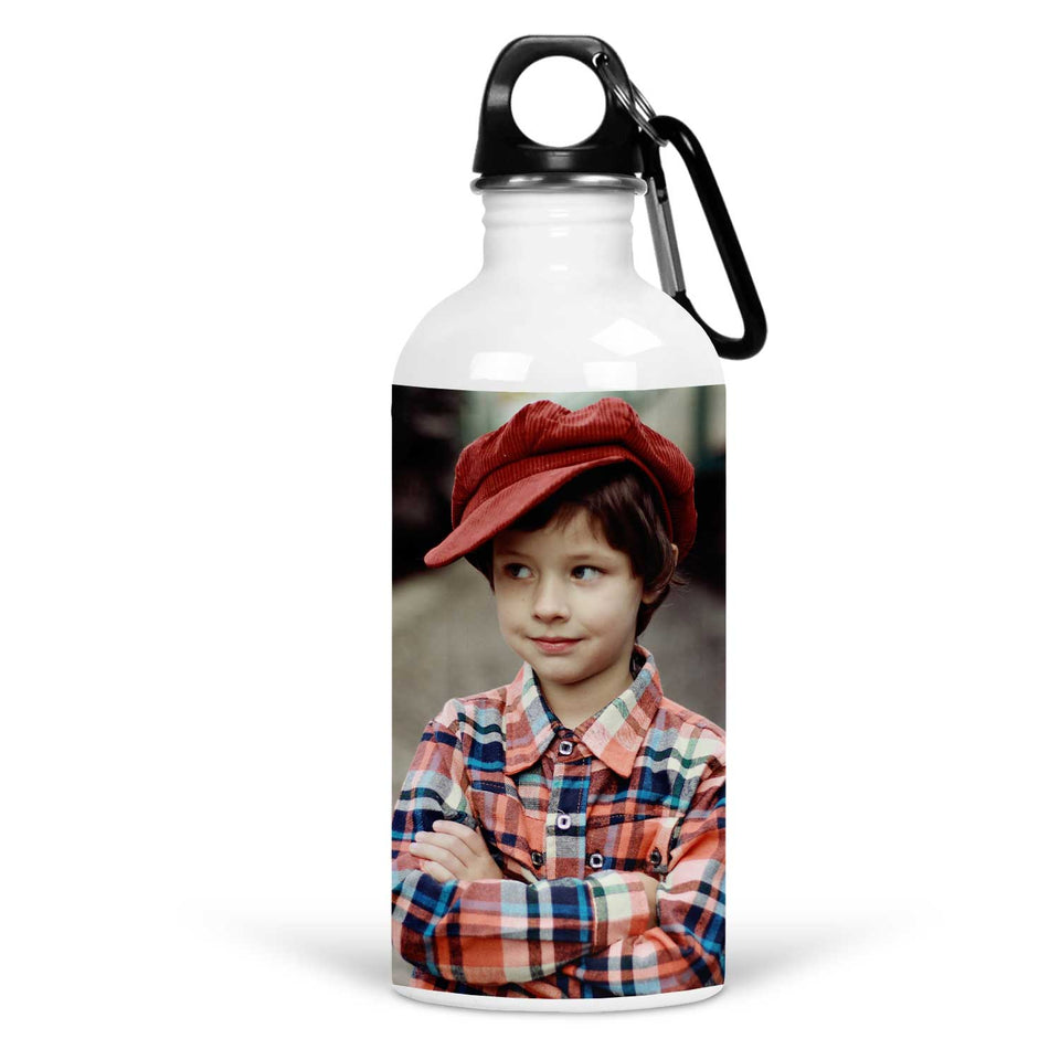 Personalized Custom Gift, Add Photo Logo Text Picture - Water Bottle