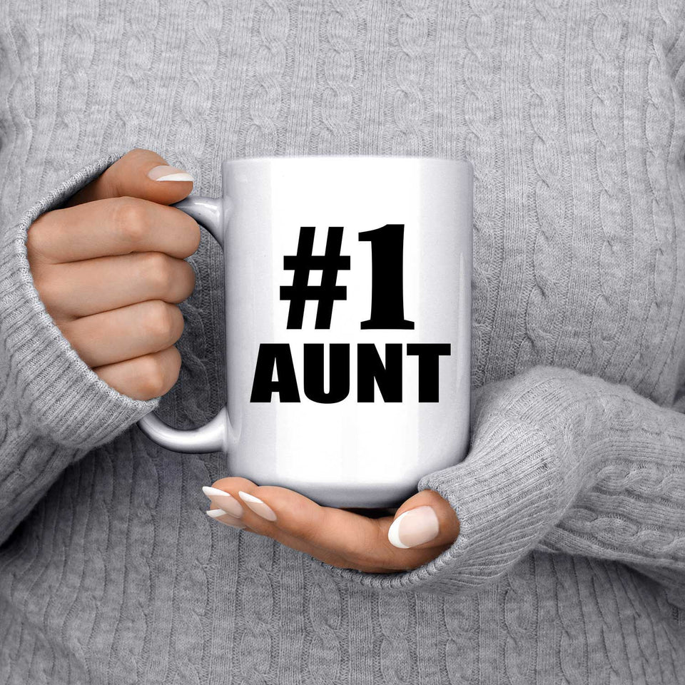 Number One #1 Aunt - 15 Oz Coffee Mug