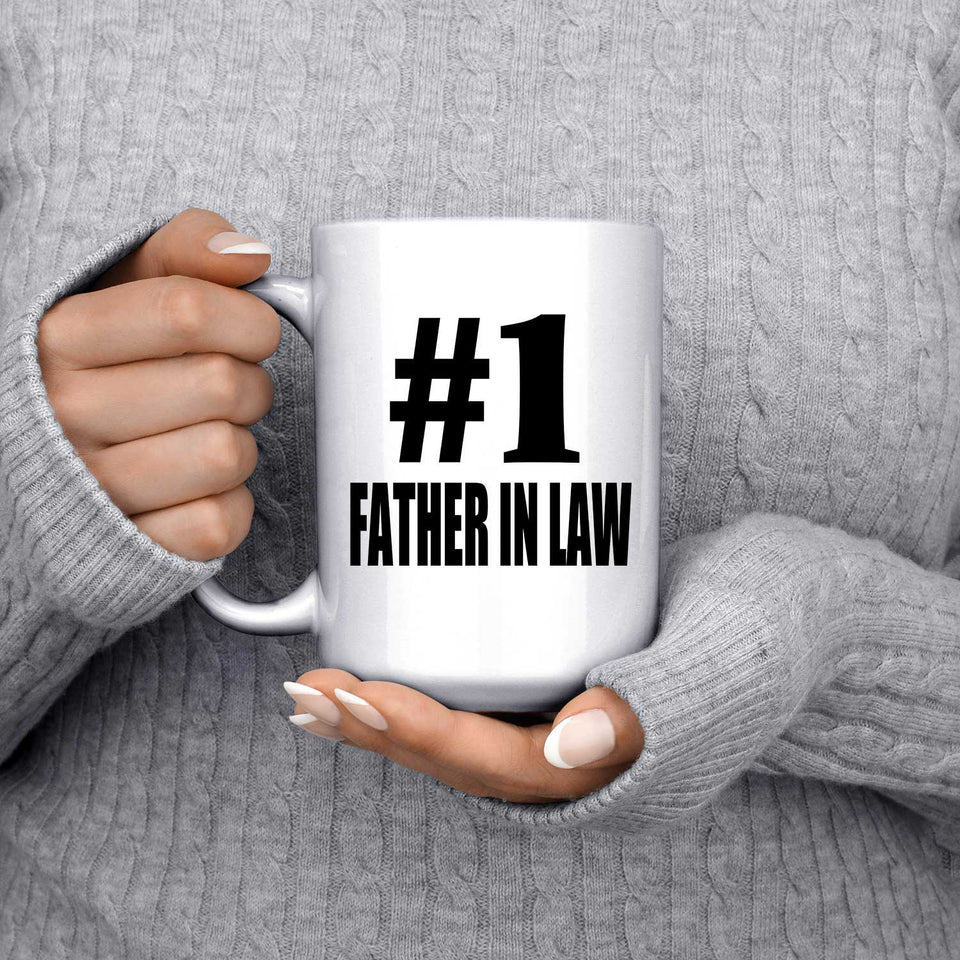 Number One #1 Father In Law - 15 Oz Coffee Mug