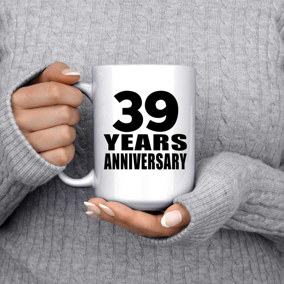 39th Anniversary 39 Years - 15 Oz Coffee Mug