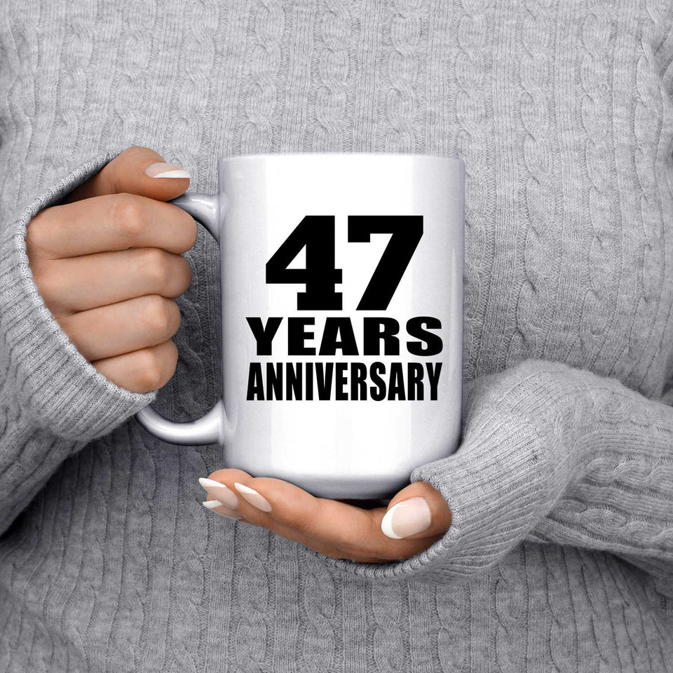 47th Anniversary 47 Years - 15 Oz Coffee Mug