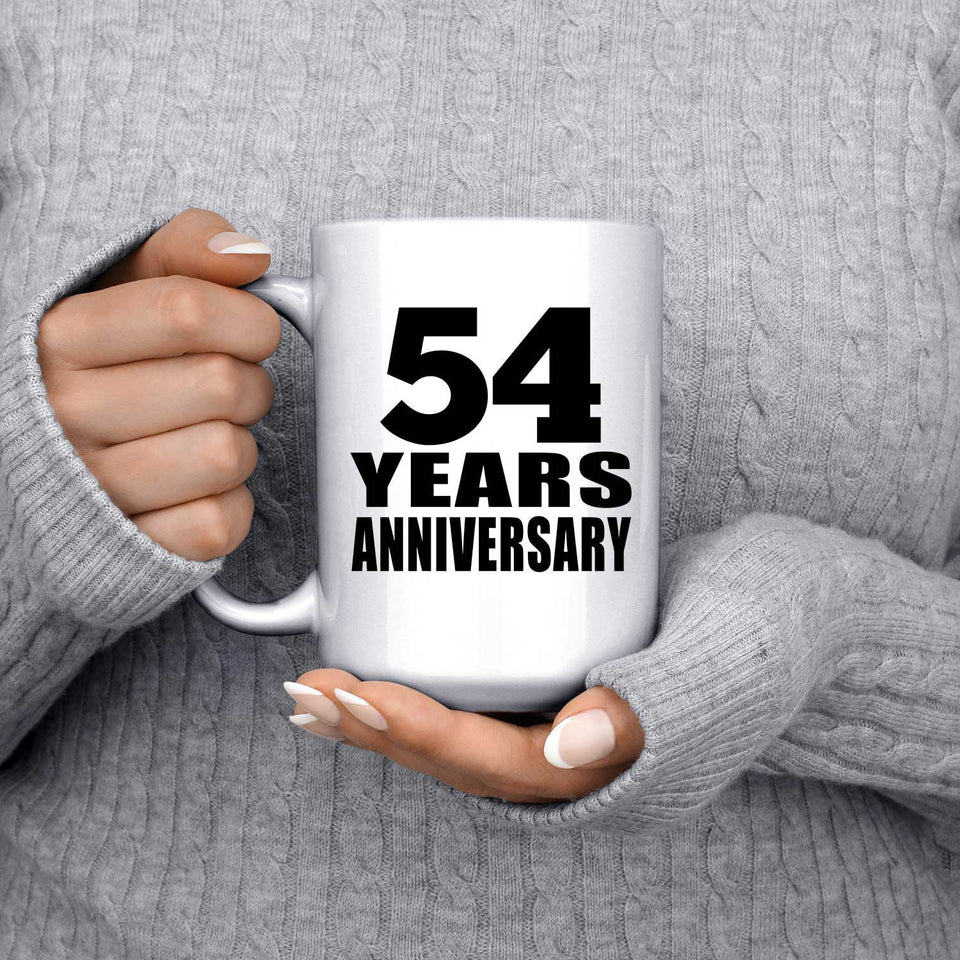 54th Anniversary 54 Years - 15 Oz Coffee Mug