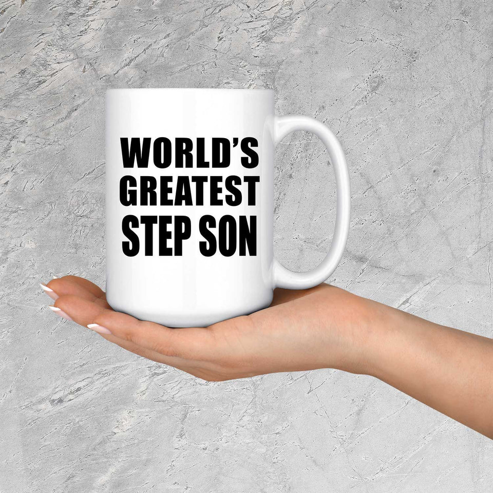 World's Greatest Step Son - 15 Oz Coffee Mug
