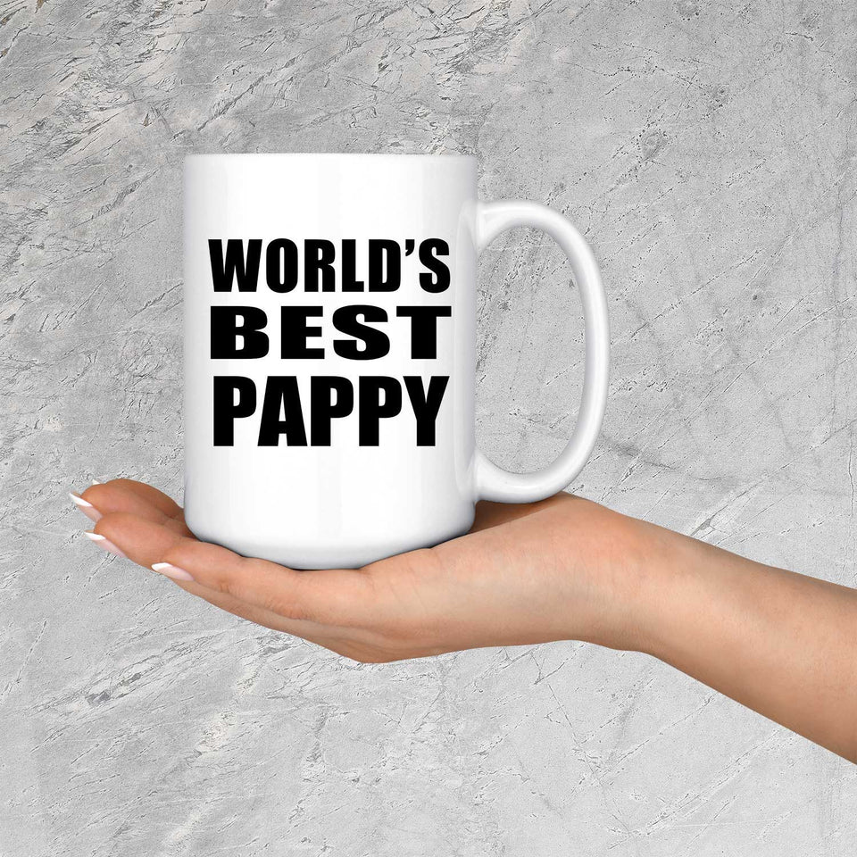 World's Best Pappy - 15 Oz Coffee Mug