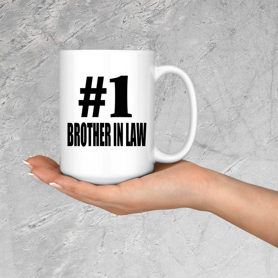 Number One #1 Brother In Law - 15 Oz Coffee Mug