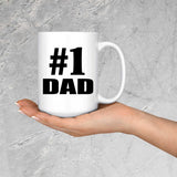 Number One #1 Dad - 15 Oz Coffee Mug