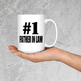 Number One #1 Father In Law - 15 Oz Coffee Mug