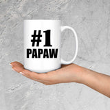Number One #1 Papaw - 15 Oz Coffee Mug
