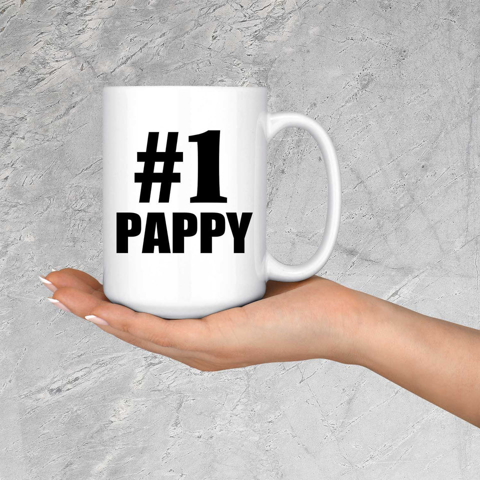 Number One #1 Pappy - 15 Oz Coffee Mug