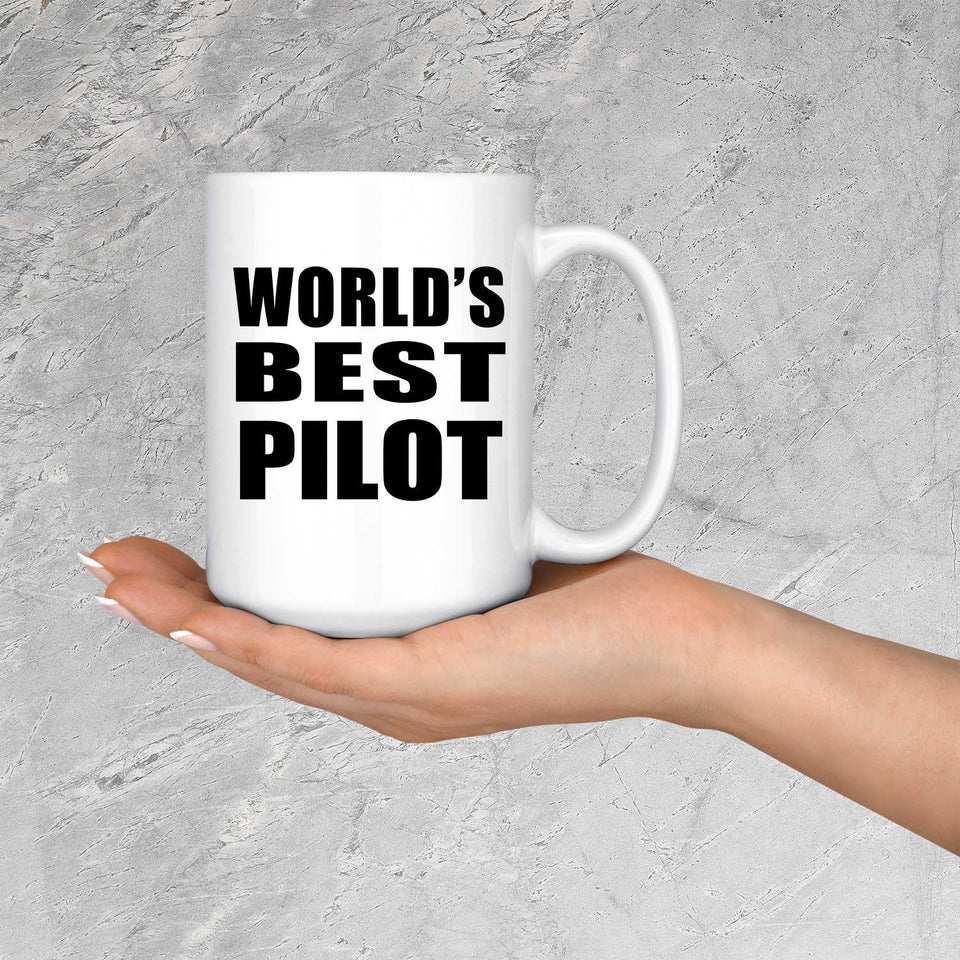 World's Best Pilot - 15 Oz Coffee Mug
