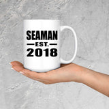 Seaman Established EST. 2018 - 15 Oz Coffee Mug