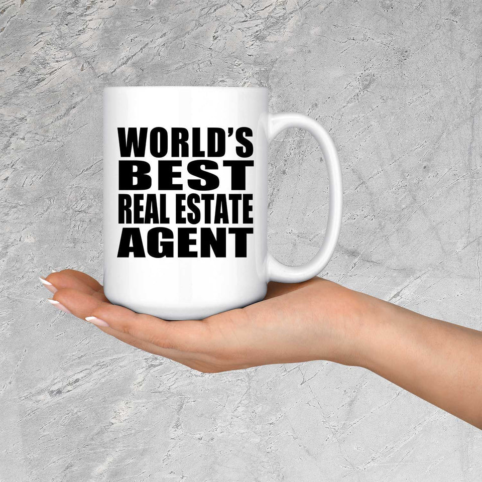 World's Best Real Estate Agent - 15 Oz Coffee Mug