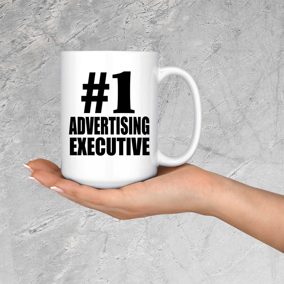 Number One #1 Advertising Executive - 15 Oz Coffee Mug