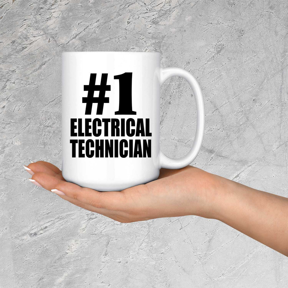 Number One #1 Electrical Technician - 15 Oz Coffee Mug