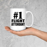 Number One #1 Flight Attendant - 15 Oz Coffee Mug