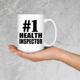 Number One #1 Health Inspector - 15 Oz Coffee Mug