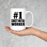 Number One #1 Sheet Metal Worker - 15 Oz Coffee Mug
