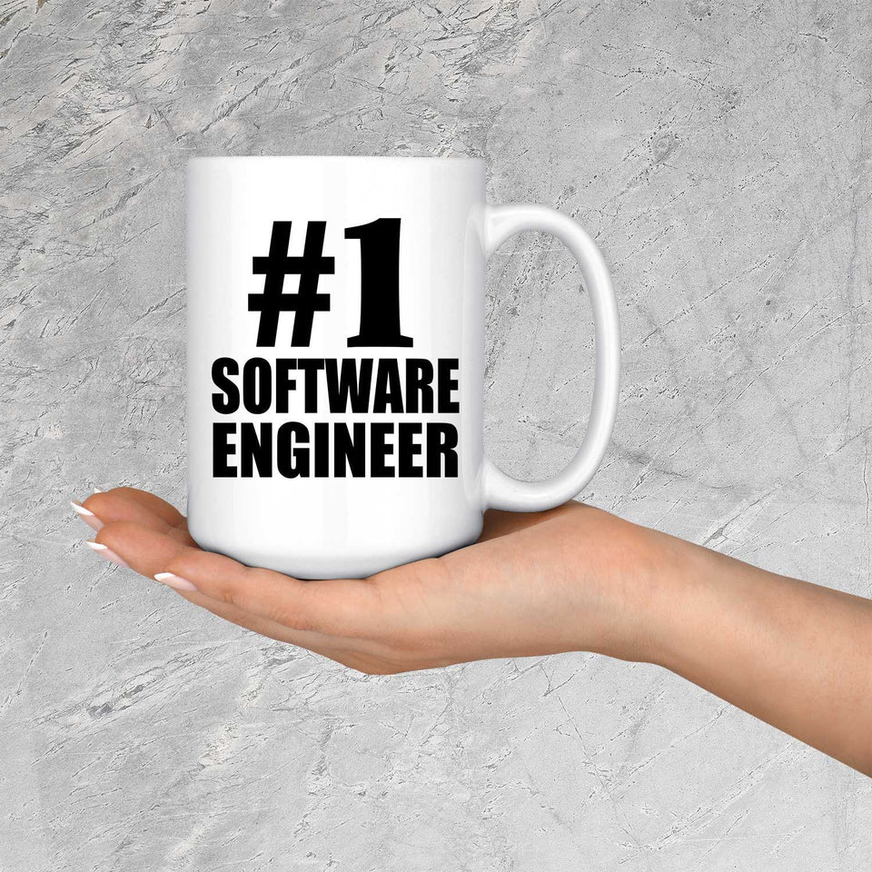 Number One #1 Software Engineer - 15 Oz Coffee Mug