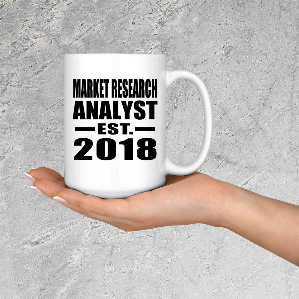 Market Research Analyst Established EST. 2018 - 15 Oz Coffee Mug
