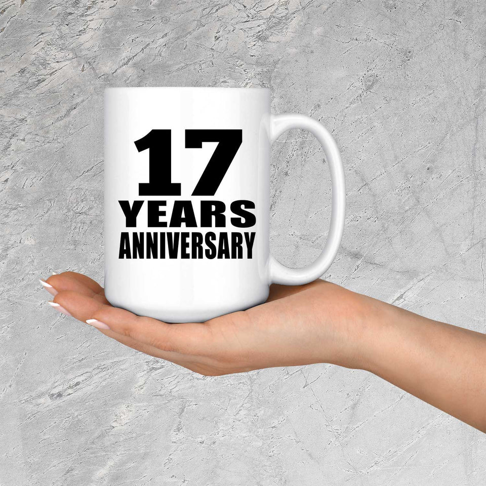 17th Anniversary 17 Years - 15 Oz Coffee Mug