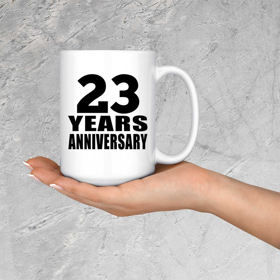 23rd Anniversary 23 Years - 15 Oz Coffee Mug