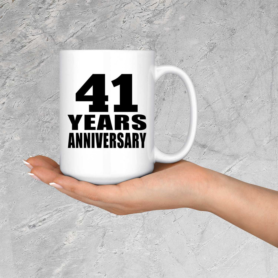 41st Anniversary 41 Years - 15 Oz Coffee Mug