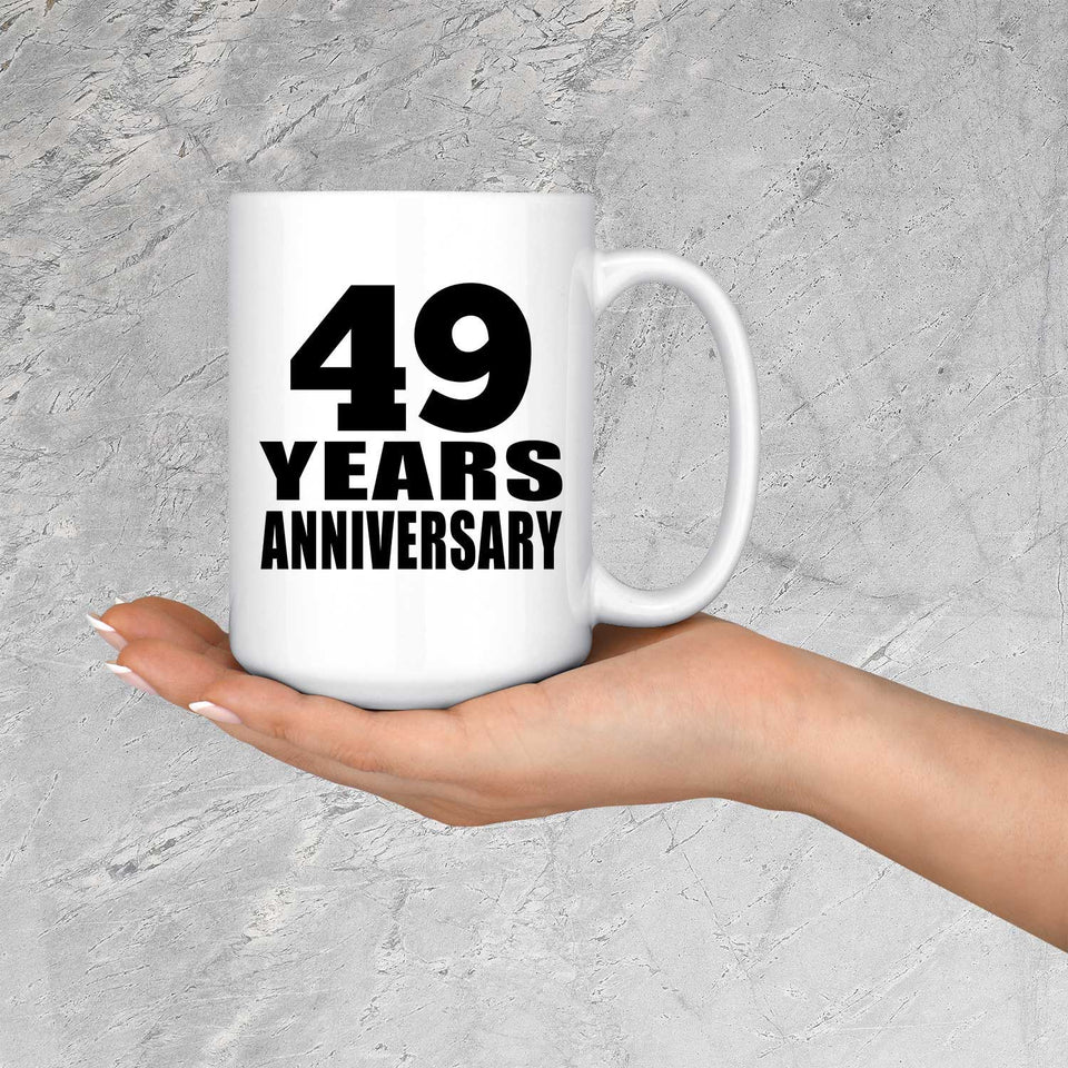 49th Anniversary 49 Years - 15 Oz Coffee Mug