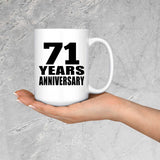 71st Anniversary 71 Years - 15 Oz Coffee Mug