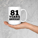 81st Anniversary 81 Years - 15 Oz Coffee Mug