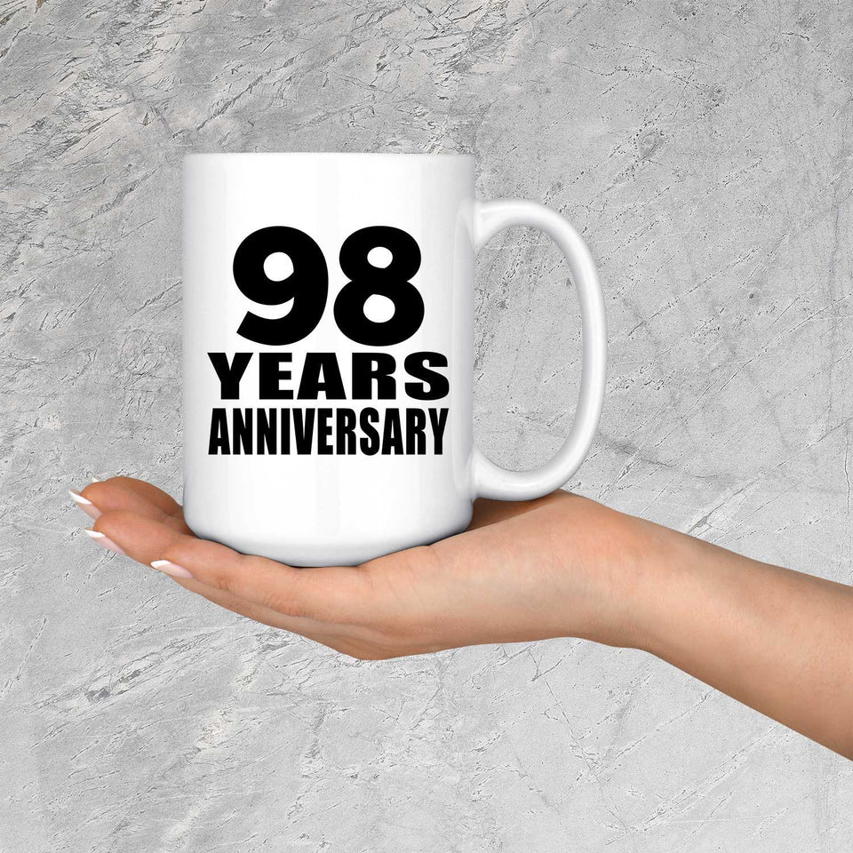 98th Anniversary 98 Years - 15 Oz Coffee Mug