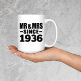 88th Anniversary Mr & Mrs Since 1936 - 15 Oz Coffee Mug